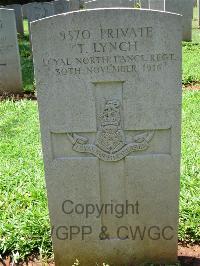 Dar Es Salaam War Cemetery - Lynch, T